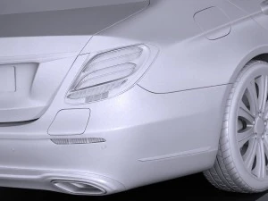 Mercedes-Benz E-class Sedan 2017 3D Model
