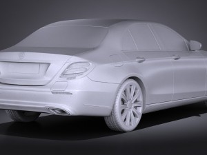 Mercedes-Benz E-class Sedan 2017 3D Модель