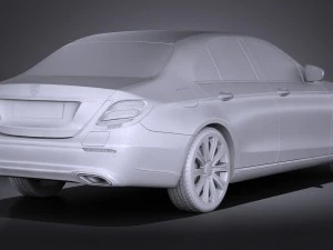 Mercedes-Benz E-class Sedan 2017 3D Model