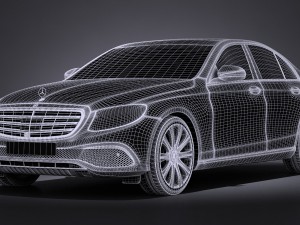 Mercedes-Benz E-class Sedan 2017 3D Модель