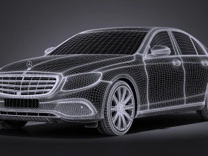 Mercedes-Benz E-class Sedan 2017 3D Model