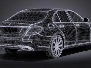 Mercedes-Benz E-class Sedan 2017 3D Model