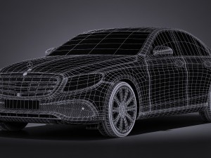 Mercedes-Benz E-class Sedan 2017 3D Модель