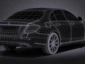 Mercedes-Benz E-class Sedan 2017 3D Model