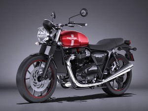 Triumph Bonneville Twin Street 2016 3Dモデル