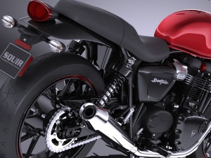 Triumph Bonneville Twin Street 2016 Modelo 3D