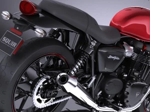 Triunfo Bonneville Twin Street 2016 Modelo 3D
