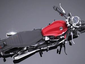 Triunfo Bonneville Twin Street 2016 Modelo 3D