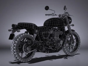 Triunfo Bonneville Twin Street 2016 Modelo 3D