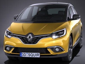 Renault Scenic 2017 3D Модель