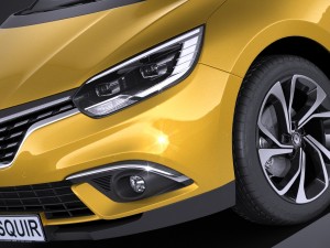 Renault Scenic 2017 3D Модель