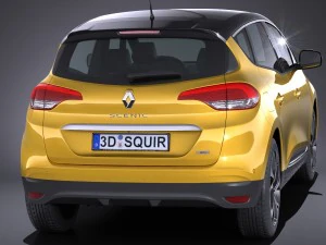 Renault Scenic 2017 3D Model