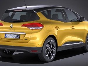 Renault Scenic 2017 3D Model