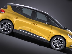 Renault Scenic 2017 3D Модель