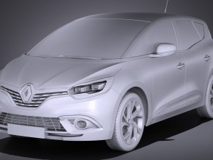 Renault Scenic 2017 3D Модель