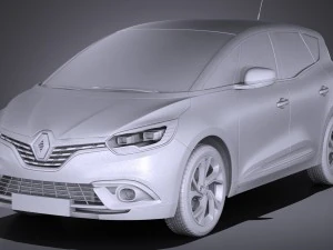 Renault Scenic 2017 3D Model