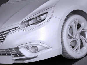Renault Scenic 2017 3D Model