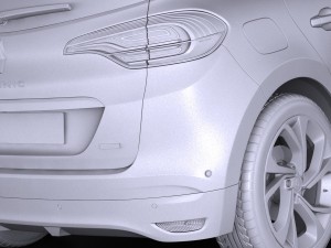 Renault Scenic 2017 3D Модель