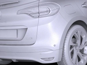 Renault Scenic 2017 3D Model