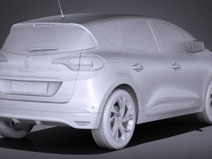 Renault Scenic 2017 3D Модель