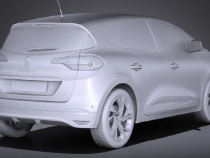 Renault Scenic 2017 3D Model