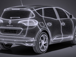 Renault Scenic 2017 3D Модель