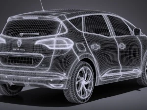 Renault Scenic 2017 3D Model