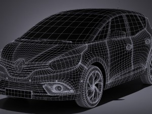 Renault Scenic 2017 3D Модель