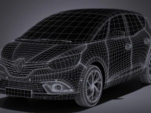 Renault Scenic 2017 3D Model
