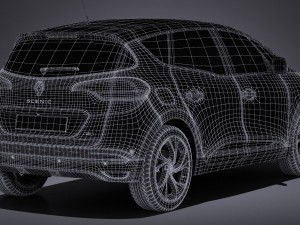 Renault Scenic 2017 3D Модель