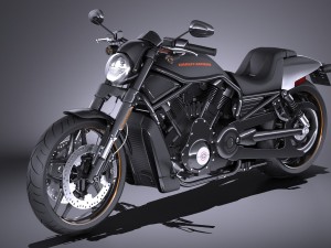 Harley-davidson v-rod night rod special 2016 3D Model