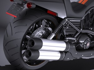 Harley-Davidson V-Rod Night Rod Special 2016 3D Модель