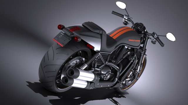 Download Harley-davidson v-rod night rod special 2016 3D Model
