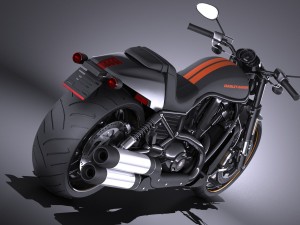 Harley-Davidson V-Rod Night Rod Special 2016 3D Модель