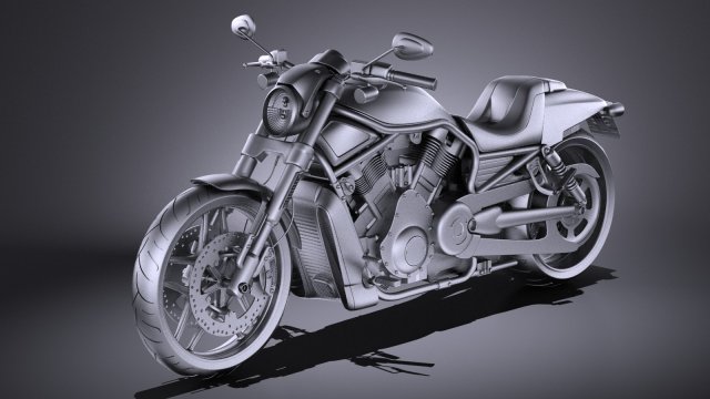 Download Harley-davidson v-rod night rod special 2016 3D Model