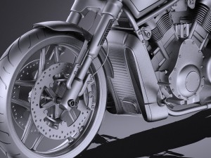 Harley-Davidson V-Rod Night Rod Special 2016 3D Модель