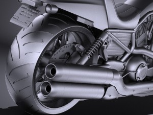 Harley-Davidson V-Rod Night Rod Special 2016 3D Модель