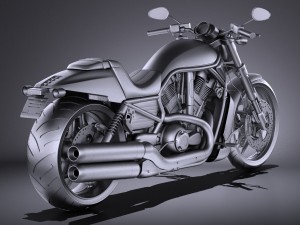 Harley-Davidson V-Rod Night Rod Special 2016 3D Модель