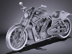 Harley-Davidson V-Rod Night Rod Special 2016 3D Модель