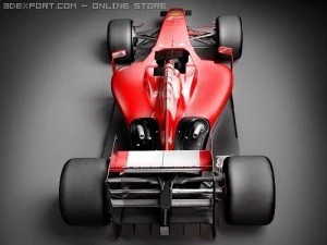 F1 Ferrari F60 2009 3D Model