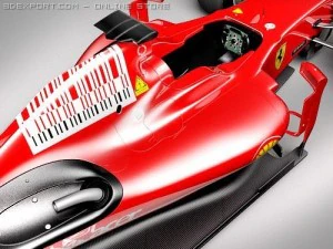 F1 Ferrari F60 2009 3D Model