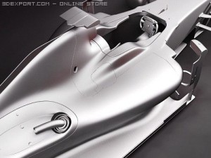 F1 Ferrari F60 2009 3D 模型
