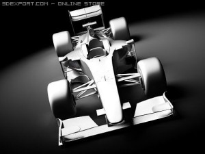 F1 Ferrari F60 2009 3D 模型