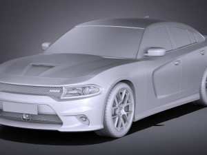 Dodge Charger Daytona 2017 Modèle 3D