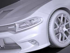 Dodge Charger Daytona 2017 Modèle 3D