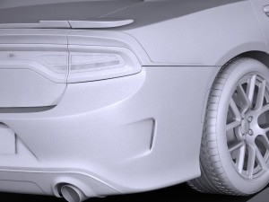 Dodge Charger Daytona 2017 Modèle 3D