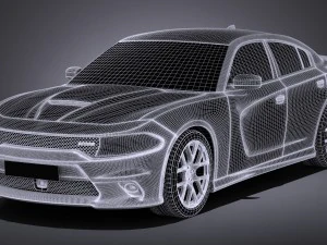 Dodge Charger Daytona 2017 3D Model