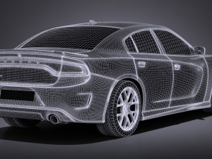 Dodge Charger Daytona 2017 Modèle 3D