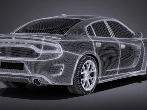 Dodge Charger Daytona 2017 3D Model