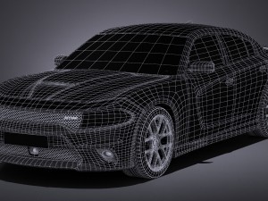 Dodge Charger Daytona 2017 Modèle 3D